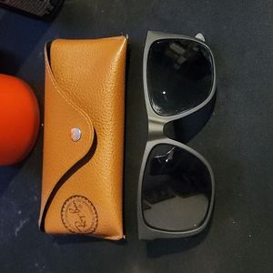 Black Ray ban Rx sunglasses